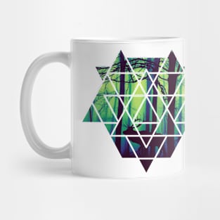 Triangle of Misty Forest Mug